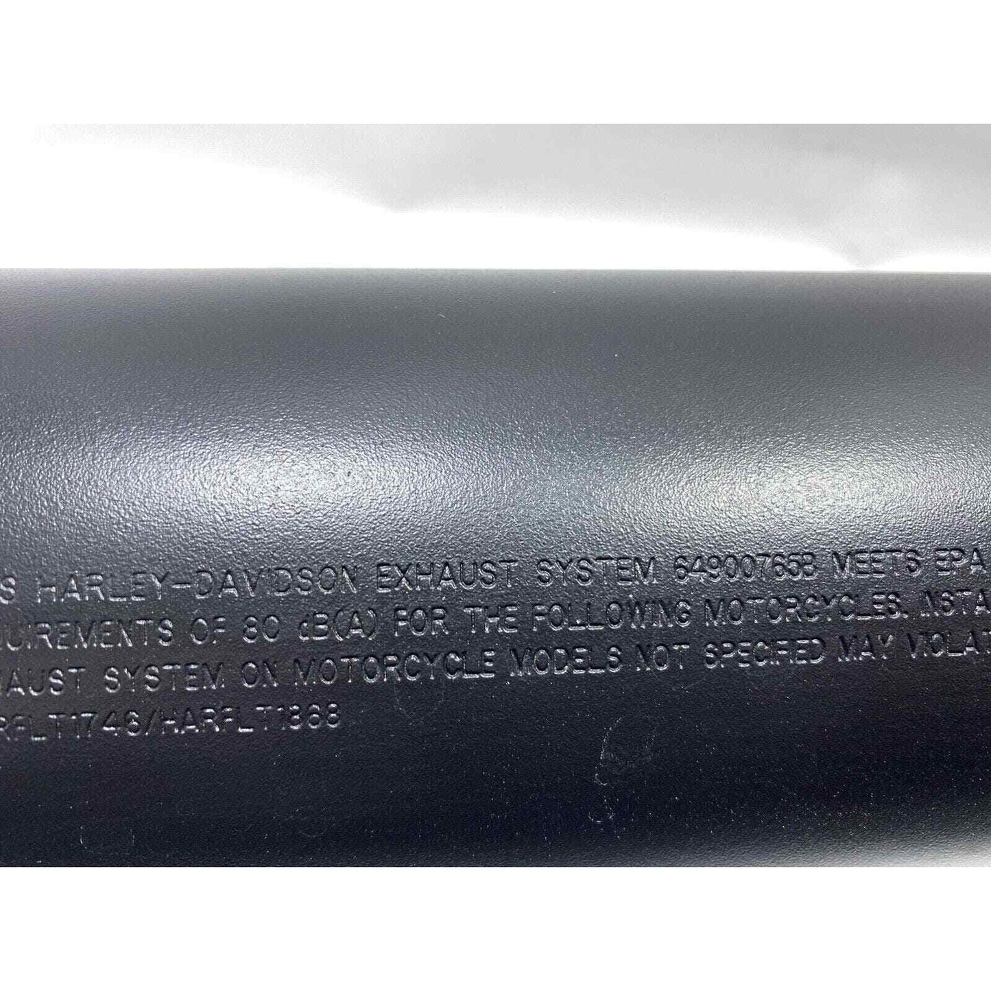 18+ HARLEY TOURING M8 STOCK BLACK SLIPON MUFFLER STREETGLIDE ROADGLIDE ULTRA FL