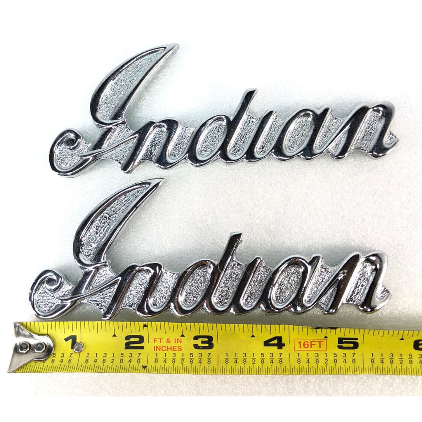 Genuine Gilroy Indian Motorcycle Fuel Tank Emblems Chief Scout Spirit Badges OEM