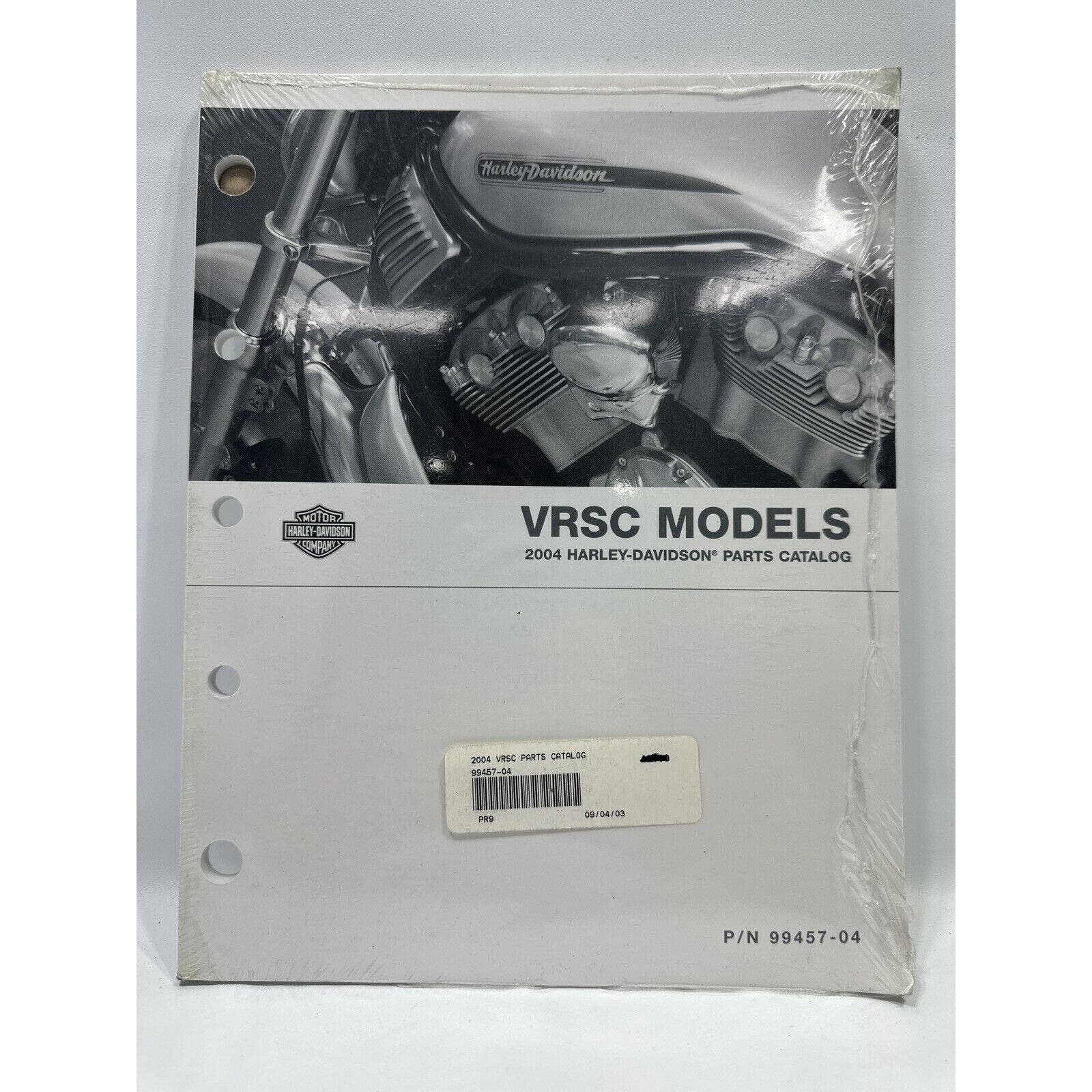 HARLEY DAVIDSON VROD VROD V ROD PARTS CATALOG MANUAL 2004 VRSC 99457