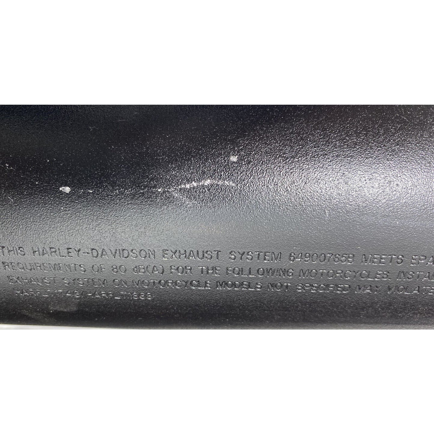 HARLEY TOURING M8 STOCK BLACK SLIPON MUFFLER STREETGLIDE ROADGLIDE ULTRA FL 18+