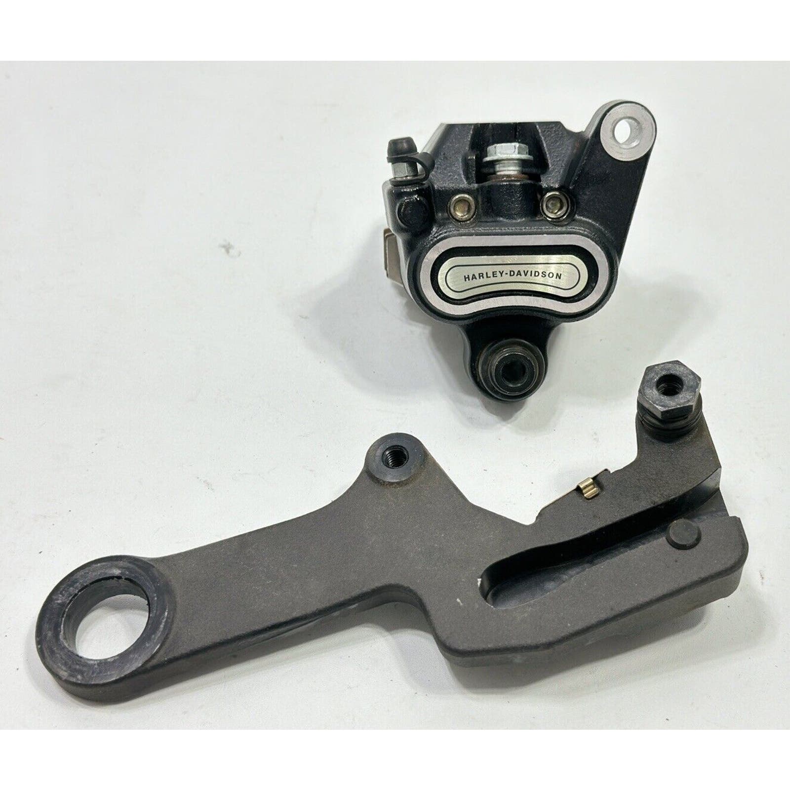 Genuine Harley-Davidson 42347-08 Rear Brake Caliper Spring Plate - Softail & Dyna Models - Zinc Plated