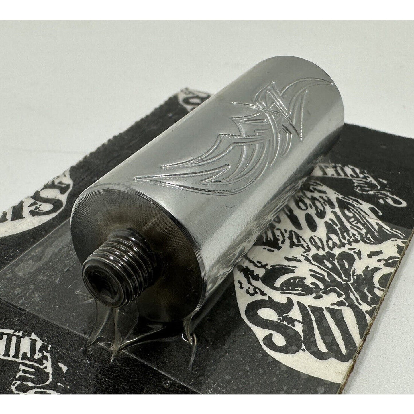 RON SIMMS BACC BILLET CHROME TRIBAL SHIFTER PEG HARLEY DAVIDSON CUSTOM CHOPPER