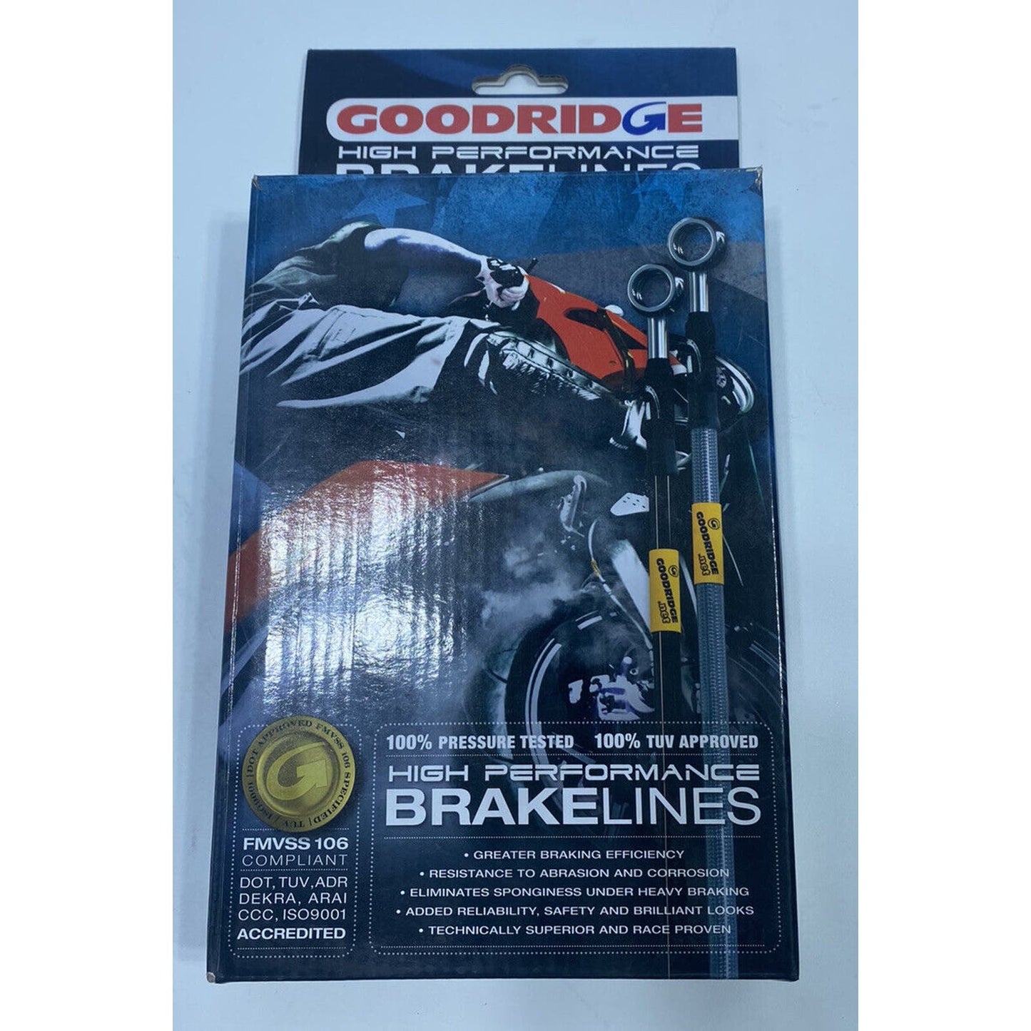 SUZUKI GSF650A ABS 2006-2013 Goodridge Steel Braided Front Brake Line SU0660-1FC