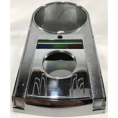 RON SIMMS POLISHED BILLET HARLEY SOFTAIL DASH IGNITION COVER INSERT SCALLOPS