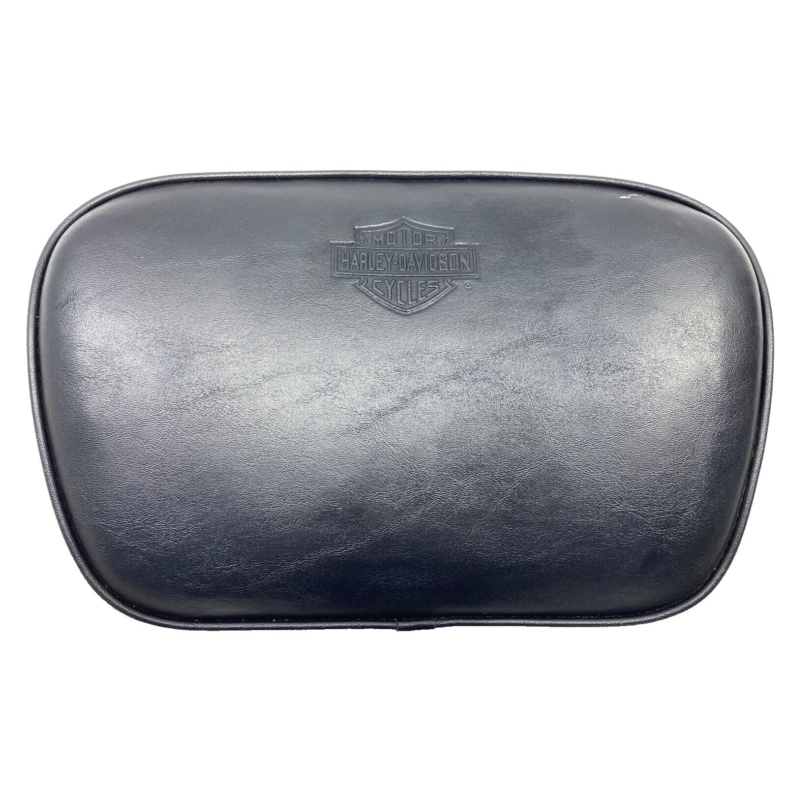 HARLEY DAVIDSON SISSY BAR BACKREST PAD PASSENGER EMBOSSED BAR & SHIELD ...