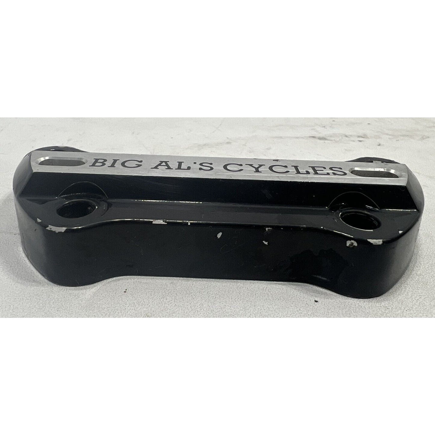 Big Al Cycles Harley-Davidson Black Aluminum Handlebar Riser Top Clamp 1 inch