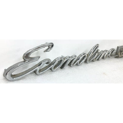 ECONOLINE VAN E200 DOOR BADGE EMBLEM SCRIPT 6970 71 72 73 74 1969 1970 1971 1972