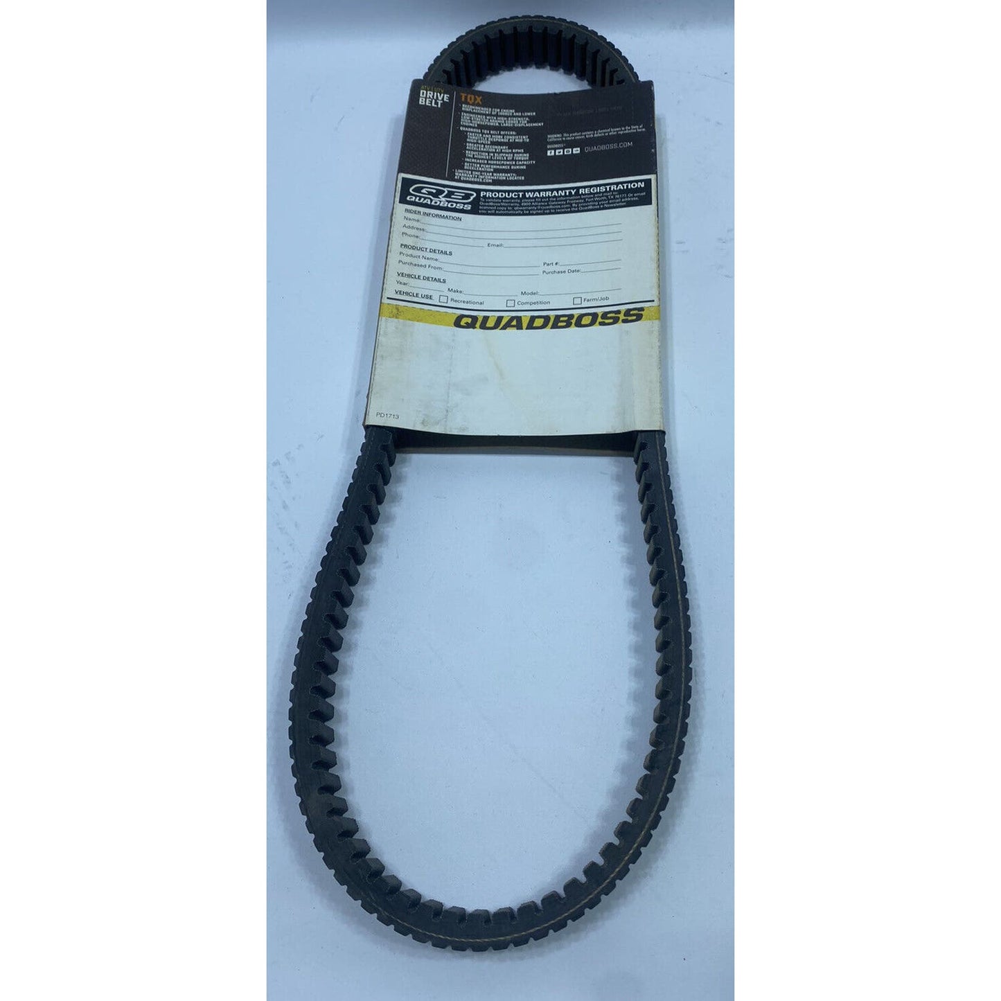 Quadboss TQX Drive Belt 414699 John Deere Gator ATV UTV 4X4 HPX2252