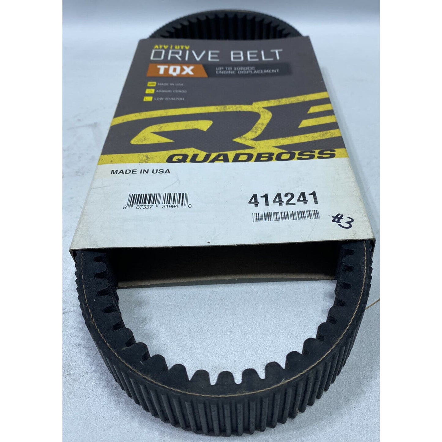 Quadboss TQX Drive Belt 414241 KYMCO MXU UXV MXU500i MXU700i NOS