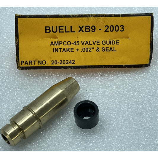 KIBBLEWHITE BUELL XB9 +.002 OVERSIZE CYLINDER HEAD VALVE GUIDE W/ SEAL