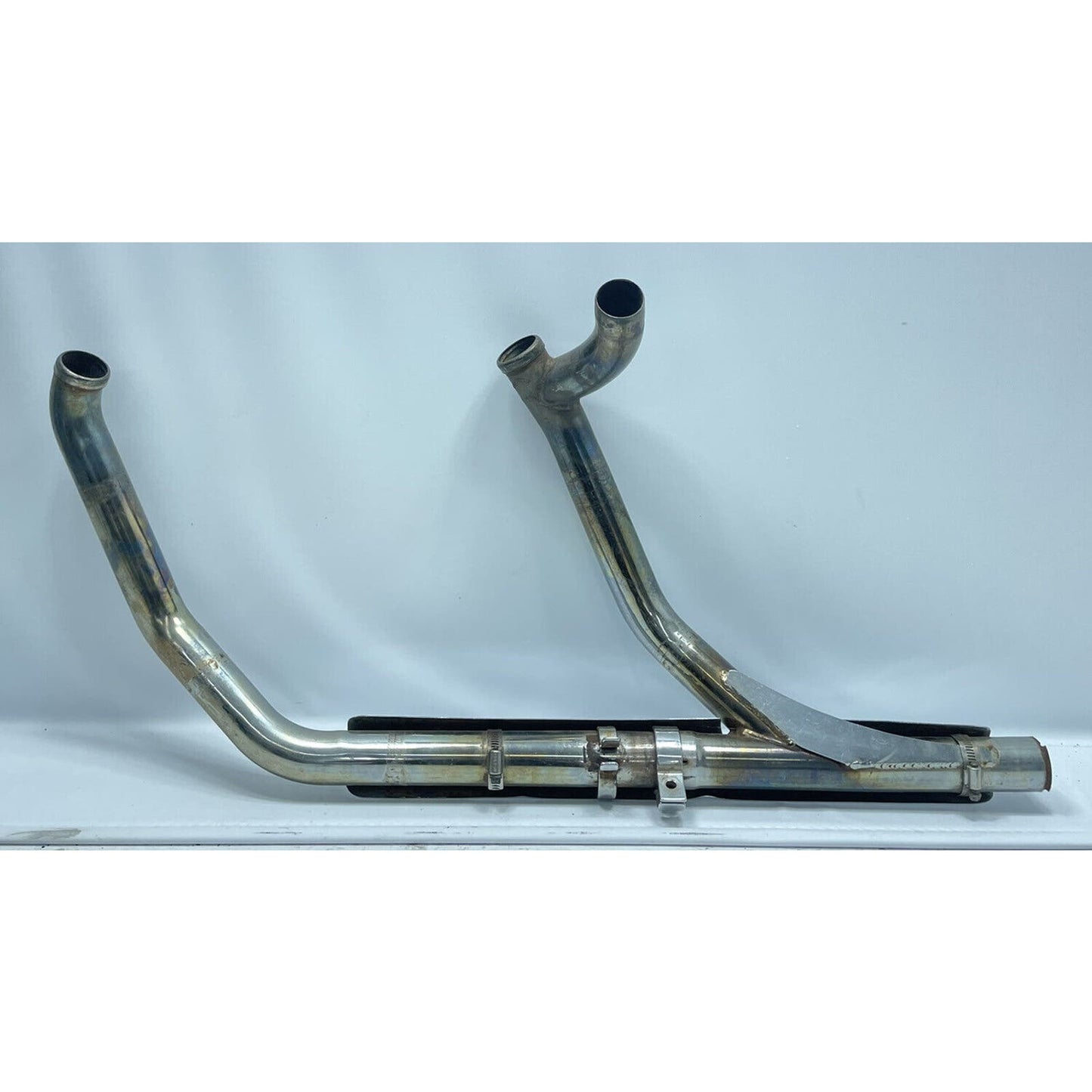 85-94 HARLEY TOURING EXHAUST HEAD PIPES HEADER PIPE HEADERS - REPAIRED