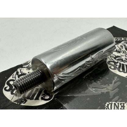 RON SIMMS BACC BILLET CHROME TRIBAL SHIFTER PEG HARLEY DAVIDSON CUSTOM CHOPPER