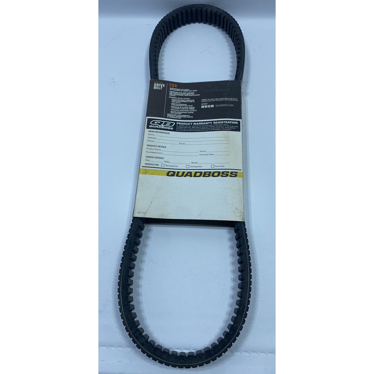 Quadboss TQX Drive Belt 414698 Arctic Cat 4x4 ATV UTV