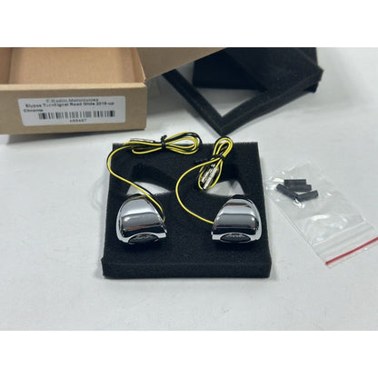 Kodlin Elypse LED Front Chrome Turn Signals For 2015+ Harley Davidson Roadglide