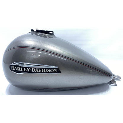 08-20 Harley OEM Touring Gas Fuel Tank Billet Silver Electra Road Glide