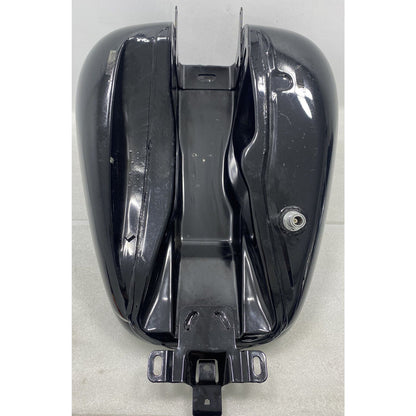 08-17 HARLEY TOURING BLACK GAS TANK FLHX STREET GLIDE ROAD GLIDE-SMALL DENT