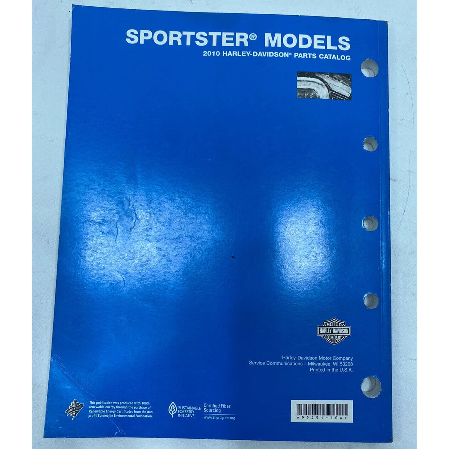 Harley Parts Catalog Sportster Models 2010 883 1200 Custom XL Forty Eight Low