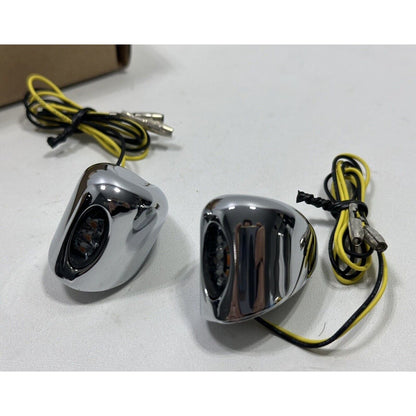 Kodlin Elypse LED Front Chrome Turn Signals For 2015+ Harley Davidson Roadglide