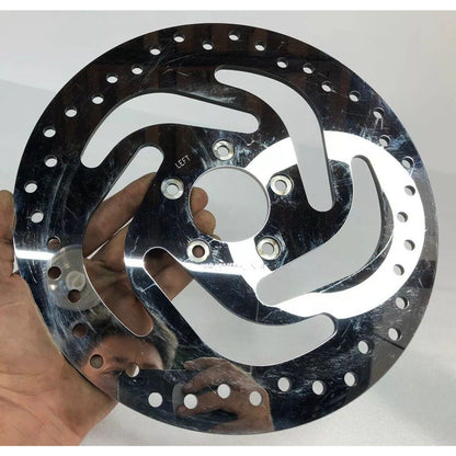 HARLEY TOURING 11.8” CHROME FRONT LEFT DISC BRAKE ROTOR STREETGLIDE ROADGLIDE HD