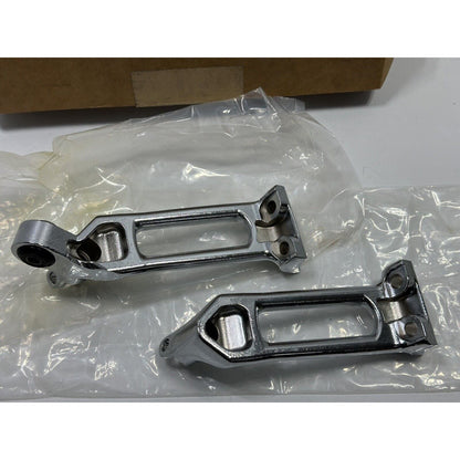 NOS 2005.5 Harley Davidson VRSCR VROD V Rod Chrome Rear Footpeg Brackets Mounts