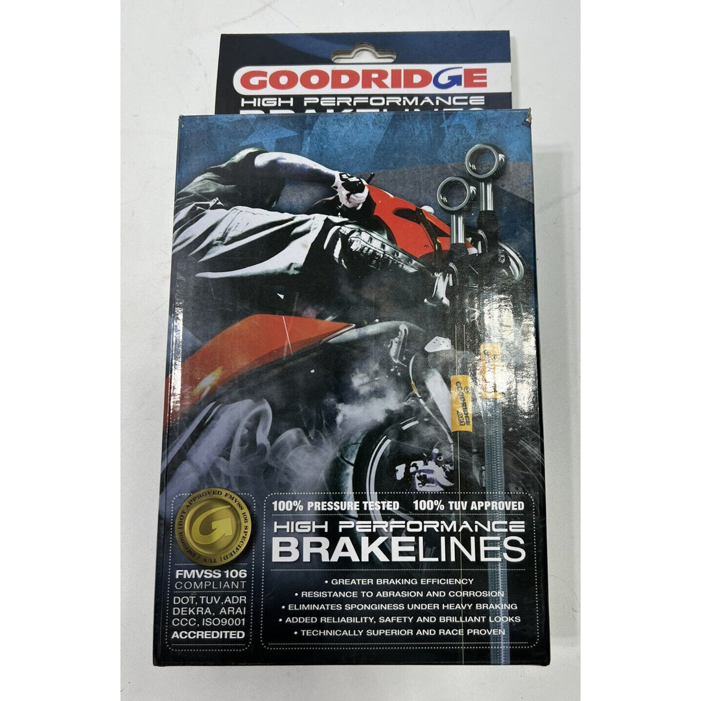 Goodridge Z-Brakeline Kits Front KW2887-2FZ Black ZX14 12-14