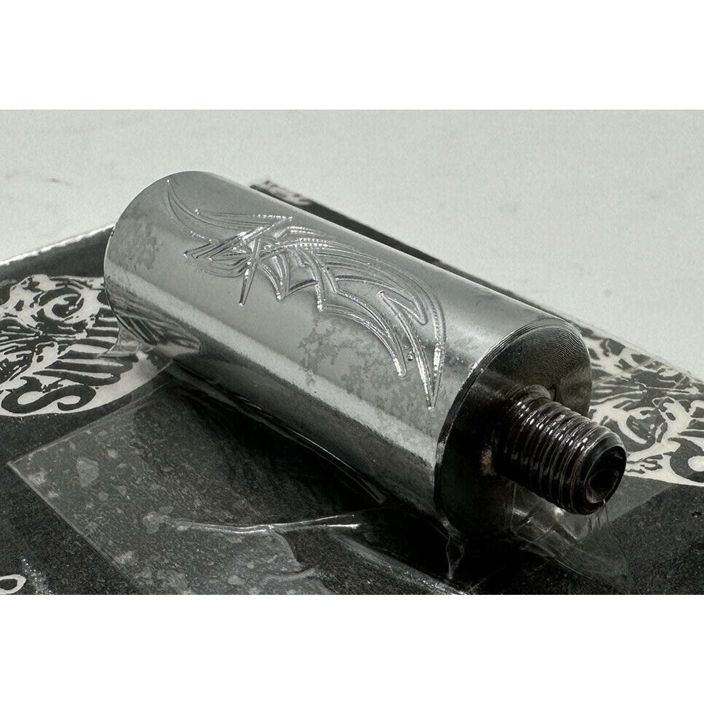 RON SIMMS BACC BILLET CHROME TRIBAL SHIFTER PEG HARLEY DAVIDSON CUSTOM CHOPPER