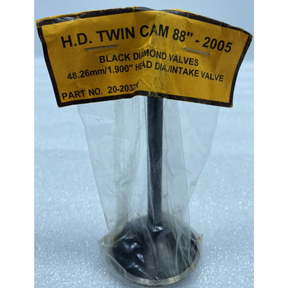 KIBBLEWHITE 20-20323R BLACK DIAMOND VALVE 48.26mm/1.900” INTAKE VALVE