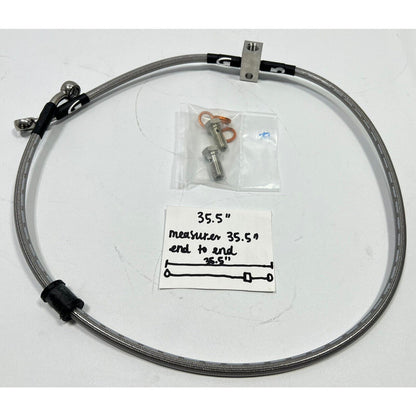 Honda VFR800FW ABS 98-00 Goodridge Clear Front Brake Line HN0800-1FC