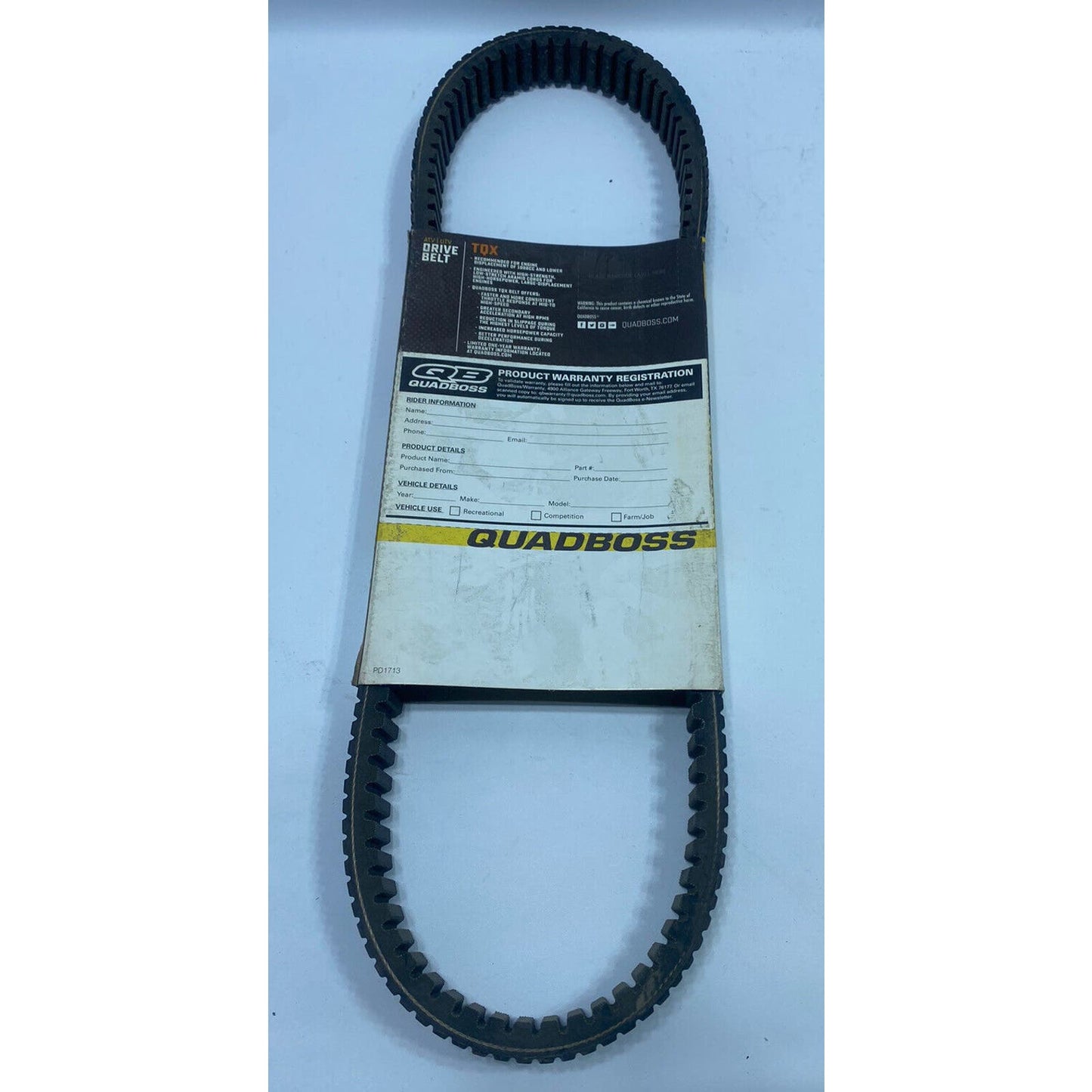 Quadboss TQX Drive Belt 414699 John Deere Gator ATV UTV 4X4 HPX2252