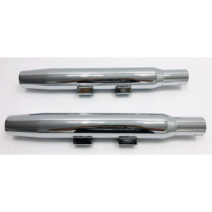 Python 2.5 inch Slip on Mufflers 2000-2006 Harley Softail FXST FLST FXSTS FXSTB