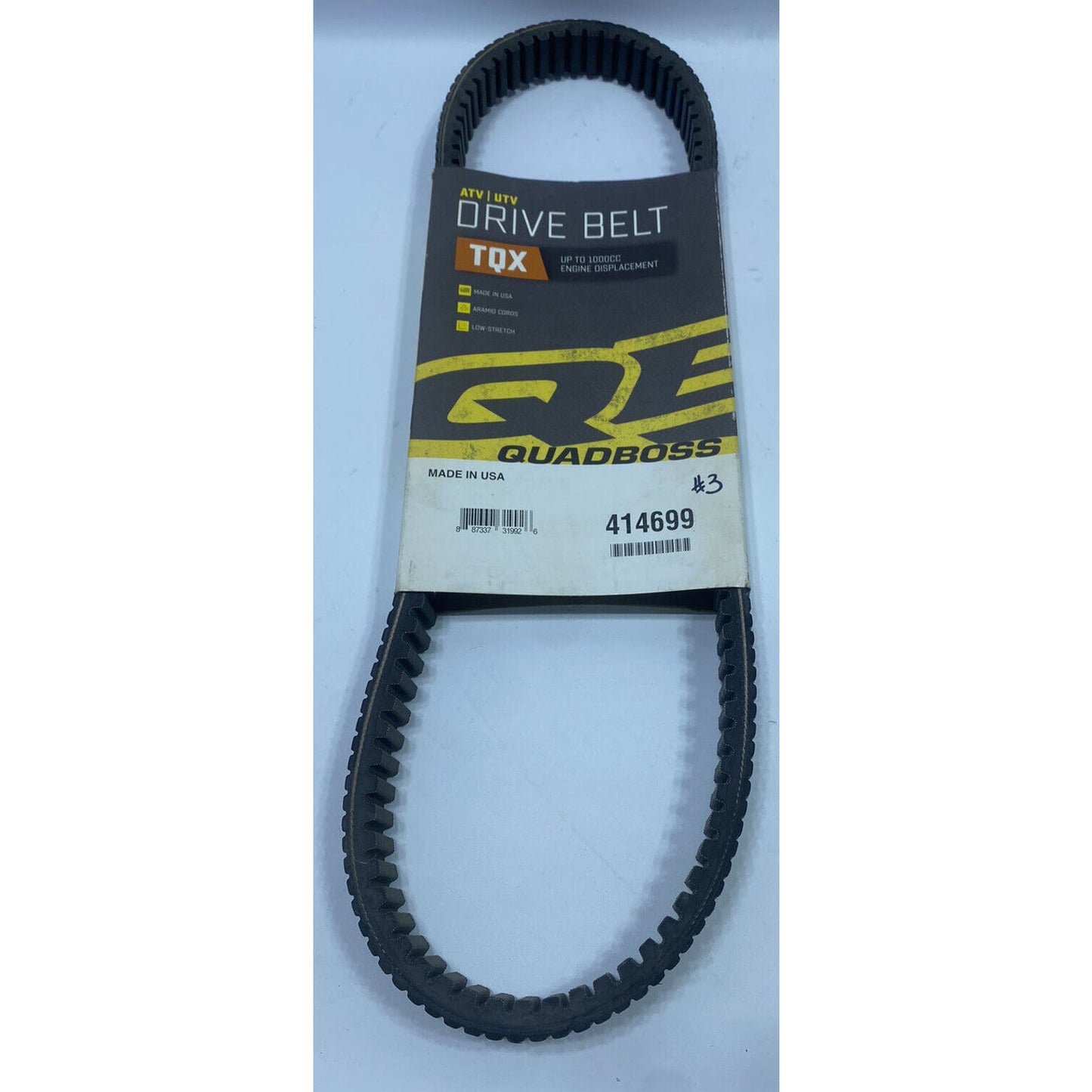 Quadboss TQX Drive Belt 414699 John Deere Gator ATV UTV 4X4 HPX2252