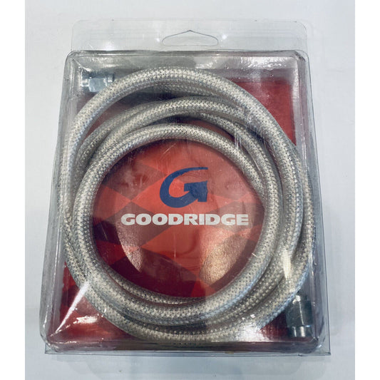 GOODRIDGE PLATINUM BRAKE LINE 54" CLEAR COATED POLISHED Braided STAINLESS 70354