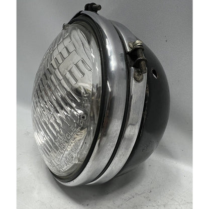 Used Harley sportster dyna mount black 5 3/4" headlight headlamp bucket shell