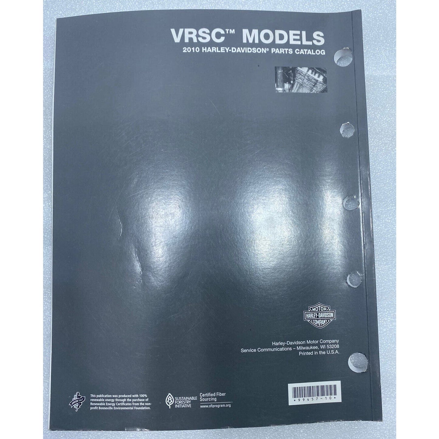 2010 HARLEY-DAVIDSON VRSC V ROD PARTS CATALOG V-ROD VROD 99457-10