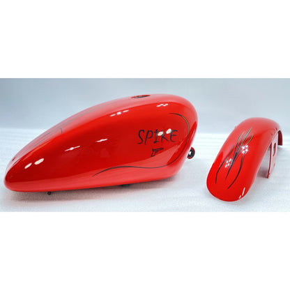 Harley Davidson Sportster Fuel Tank Front Fender Red XL 883 1200 45 Tins Gas