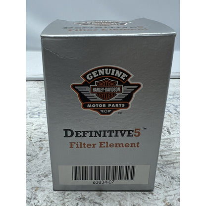 NOS New Genuine OEM Harley Davidson Definitive Oil Filter Element 63834-07