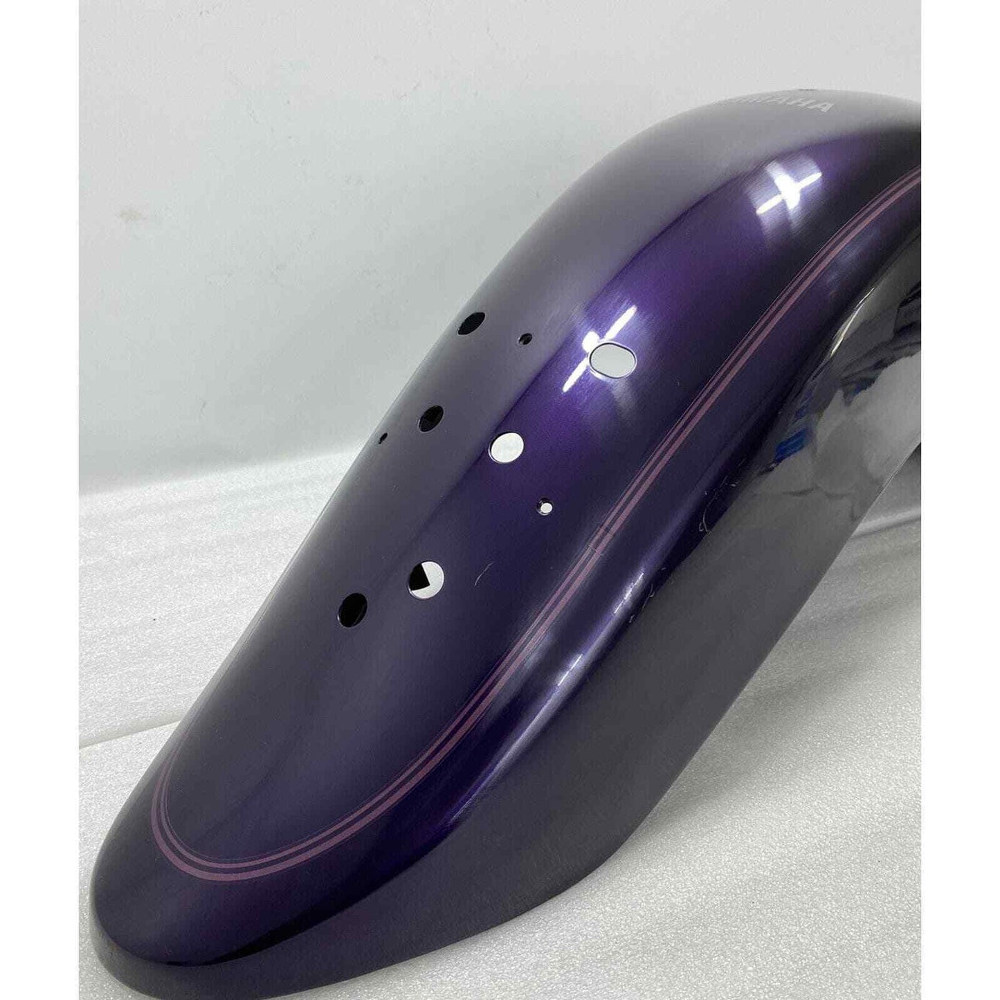 Yamaha V Star XVS 650 Rear Wheel Fender Purple With Purple Pinstripe Custom