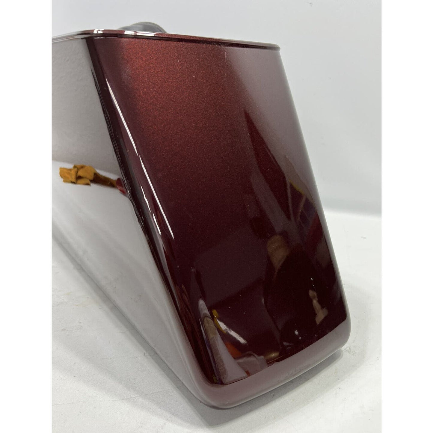 2014+ OEM Harley Left Saddlebag Red Burgundy Maroon Flake Saddle Bag