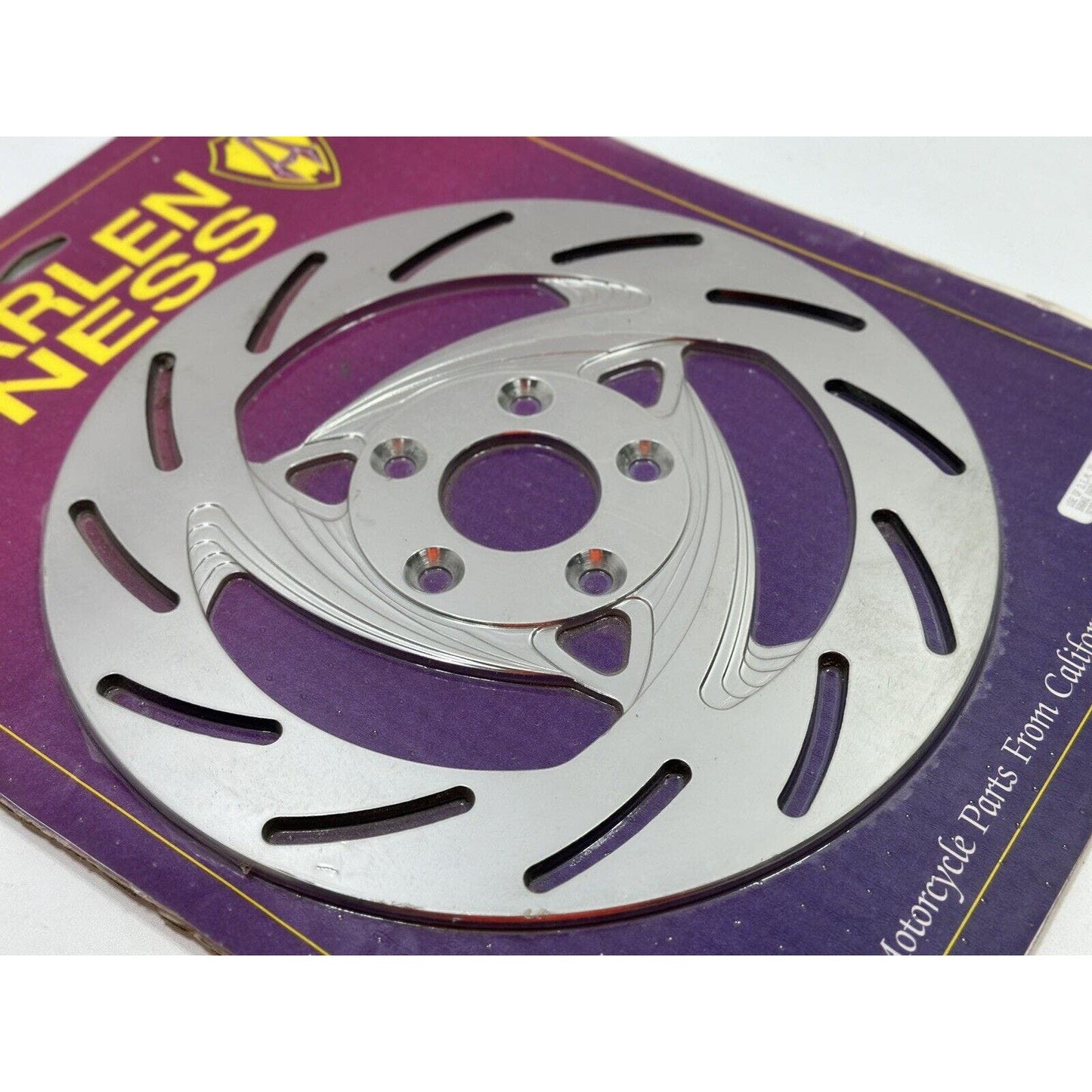 ARLEN NESS REAPER CHROME REAR DISC BRAKE ROTOR 79-99 HD SPORTSTER XL 1200 883