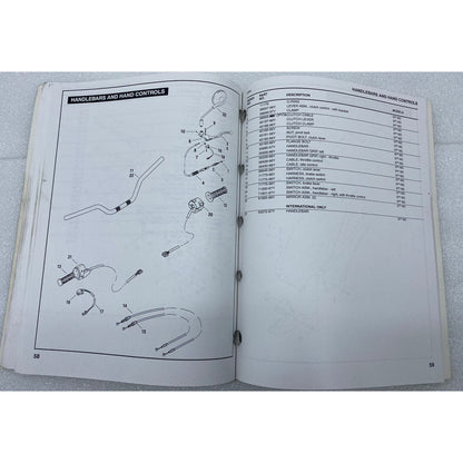 GENUINE 1997-1998 BUELL FACTORY PARTS CATALOG 99572-98Y