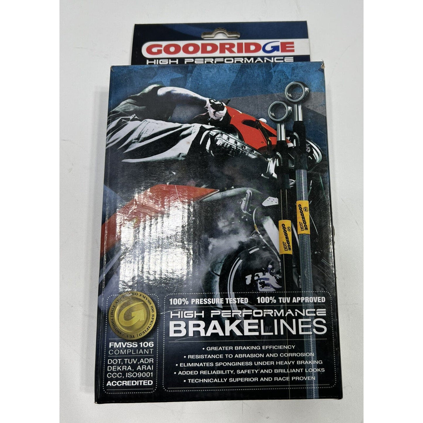 Goodridge HN2851-2FC Sportbike Brake Line Kit 99-06 HONDA CBR 600 CBR600F4 Front