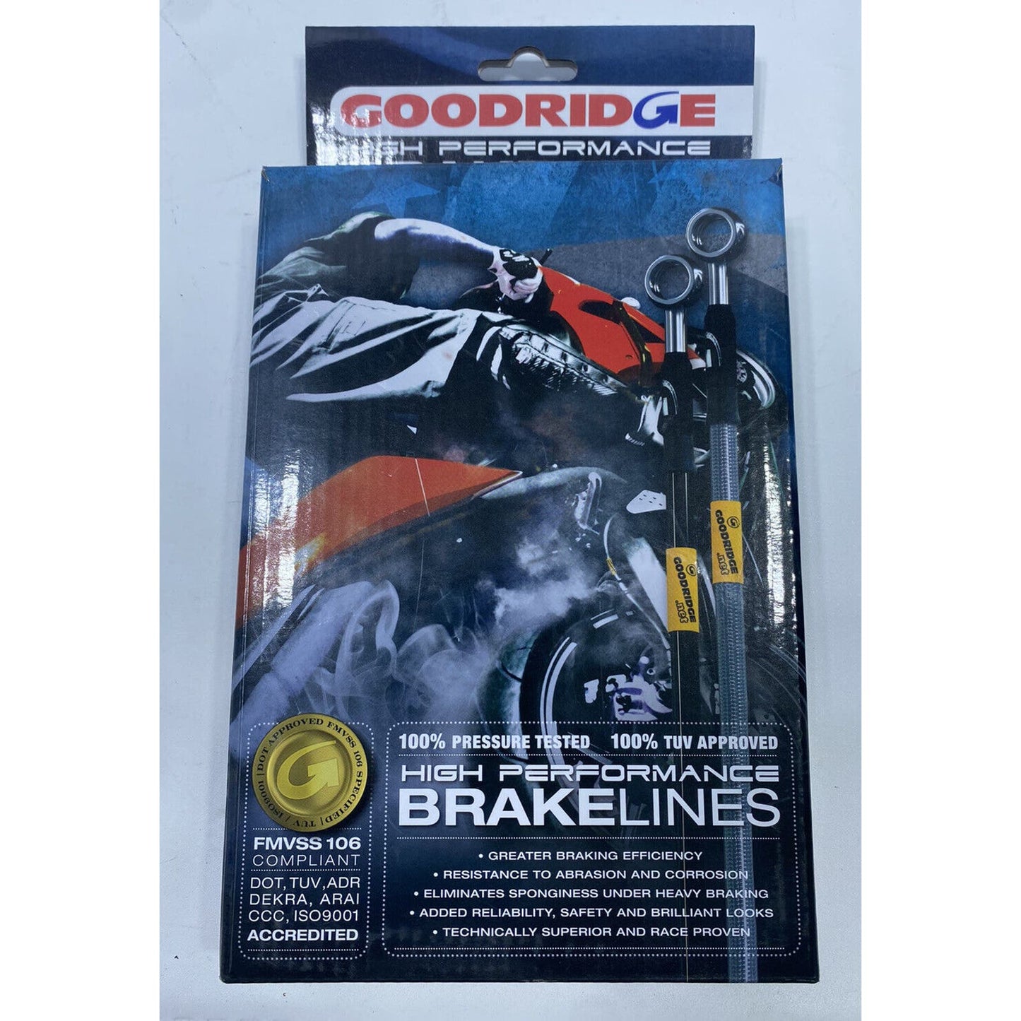 Suzuki C50 C50T Goodridge Black Front Brake Line SU2869-1FZ