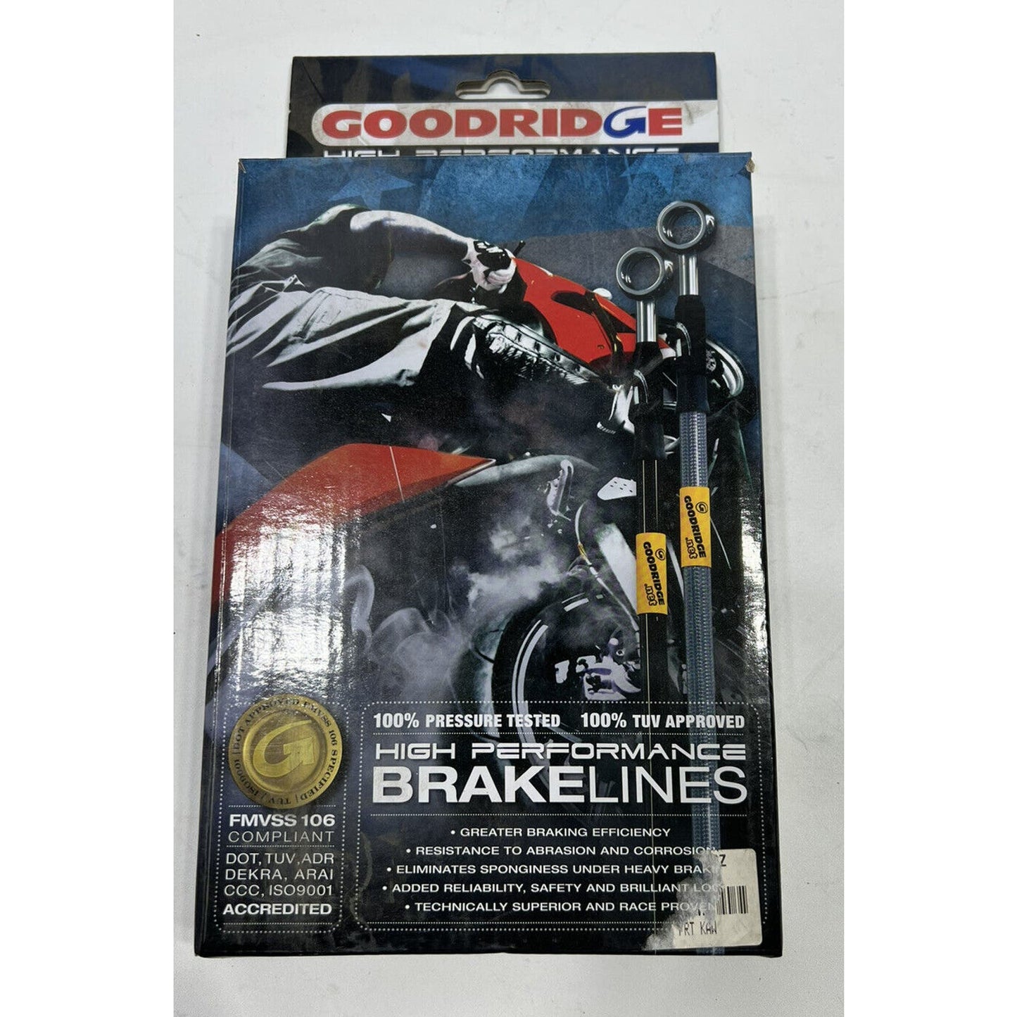 Goodridge Z-Brakeline Kits Front KW2876-1RZ Kawasaki 08-13 Versys