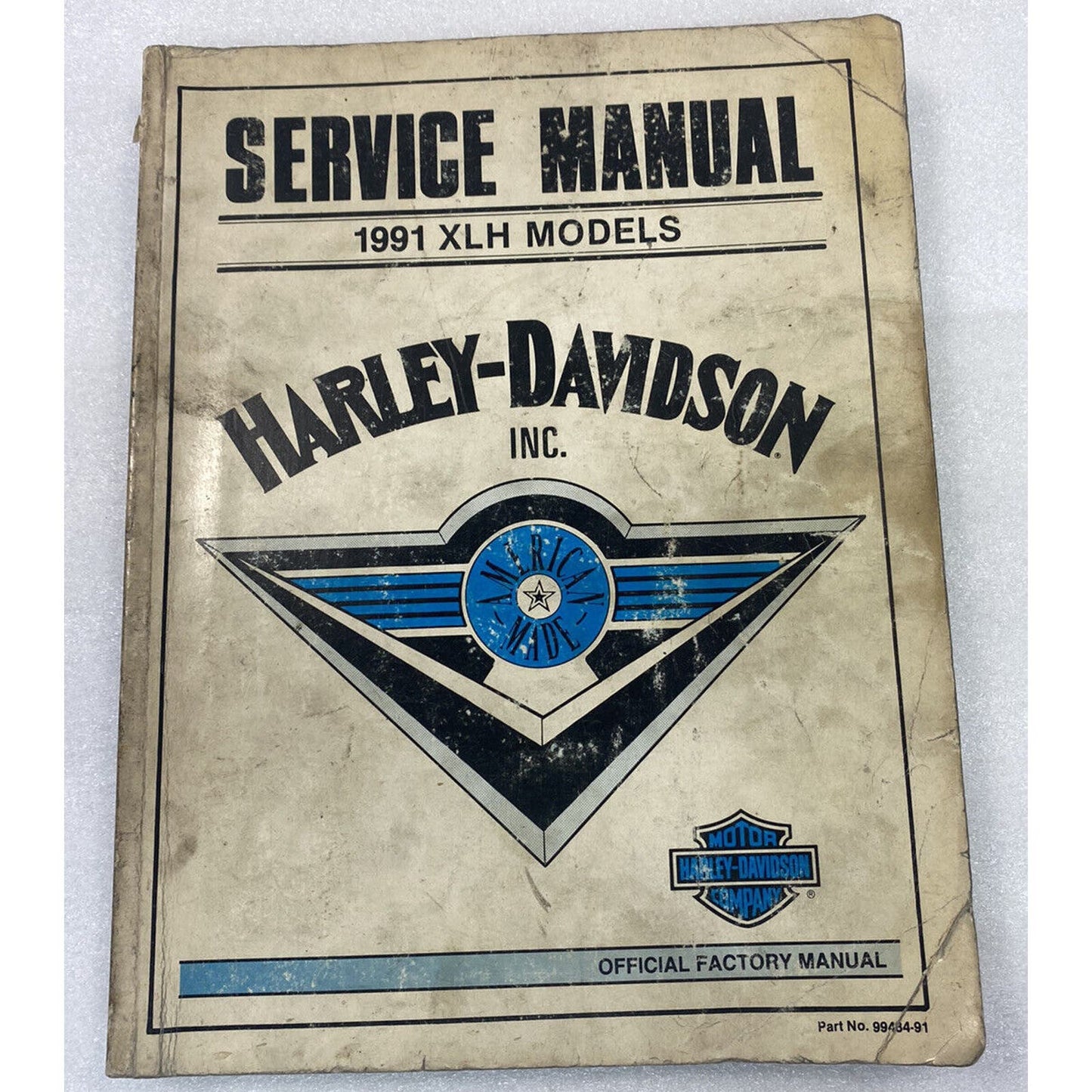 Harley Davidson Service Manual XLH Models 1991 883 1100 1200