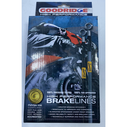 Goodridge Metric ABS Front Brake Line Single- YA0623-1FC Yamaha XJ6