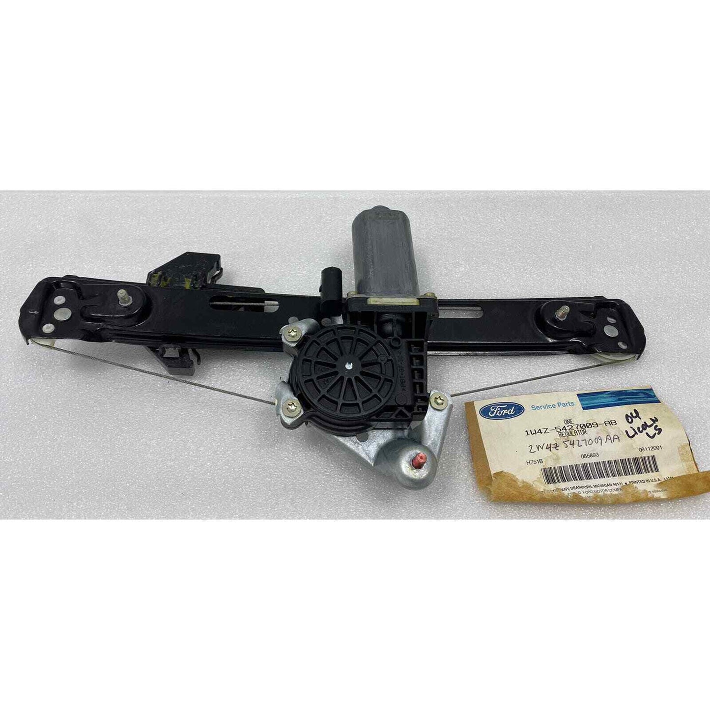 GENUINE FORD 2000-2002 LINCOLN LS LEFT REAR DOOR POWER WINDOW REGULATOR ASSEMBLY