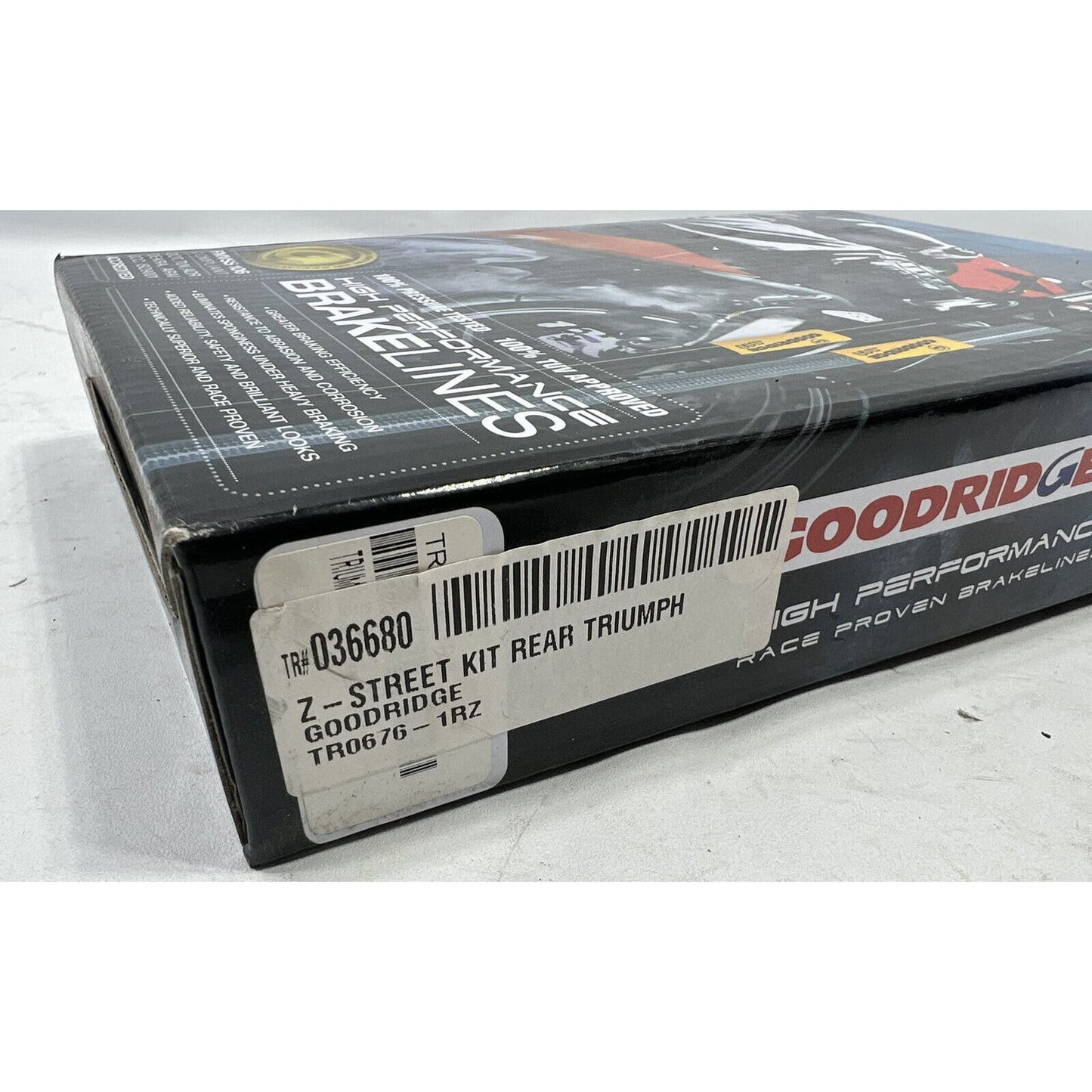 Goodridge Z-Street Rear Brake Line Triumph Speed Triple 2006-2015 TR0676-1RZ