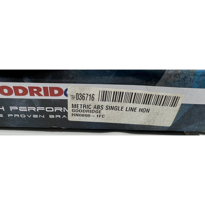 Honda VFR800FW ABS 98-00 Goodridge Clear Front Brake Line HN0800-1FC