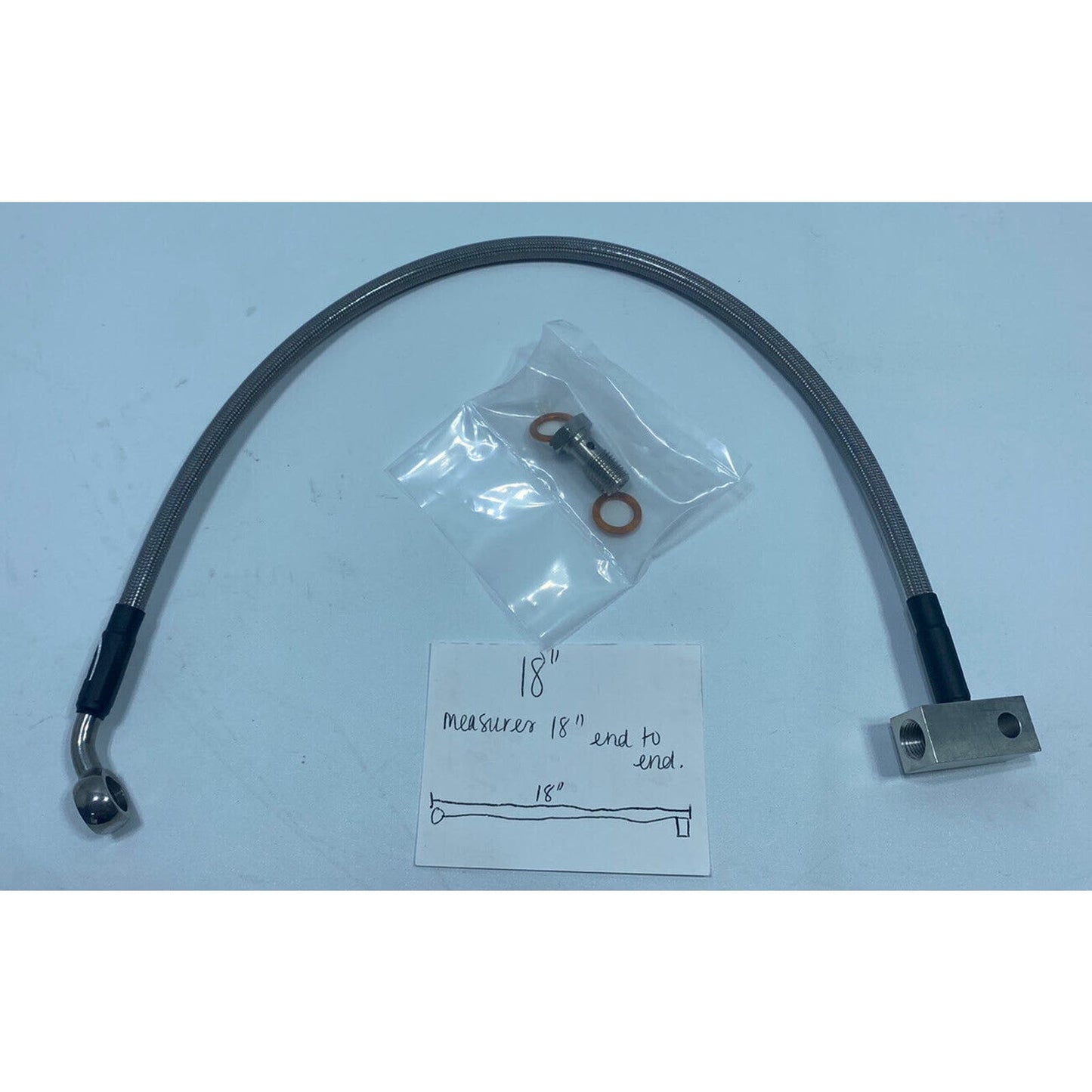 SUZUKI DL1000 V-STROM ABS 2012-2015 Goodridge Clear Front Brake Line SU1016-1FC