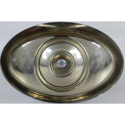 Harley ElectraGlide 11” Oval Air Cleaner Cover Chrome Sequential Port